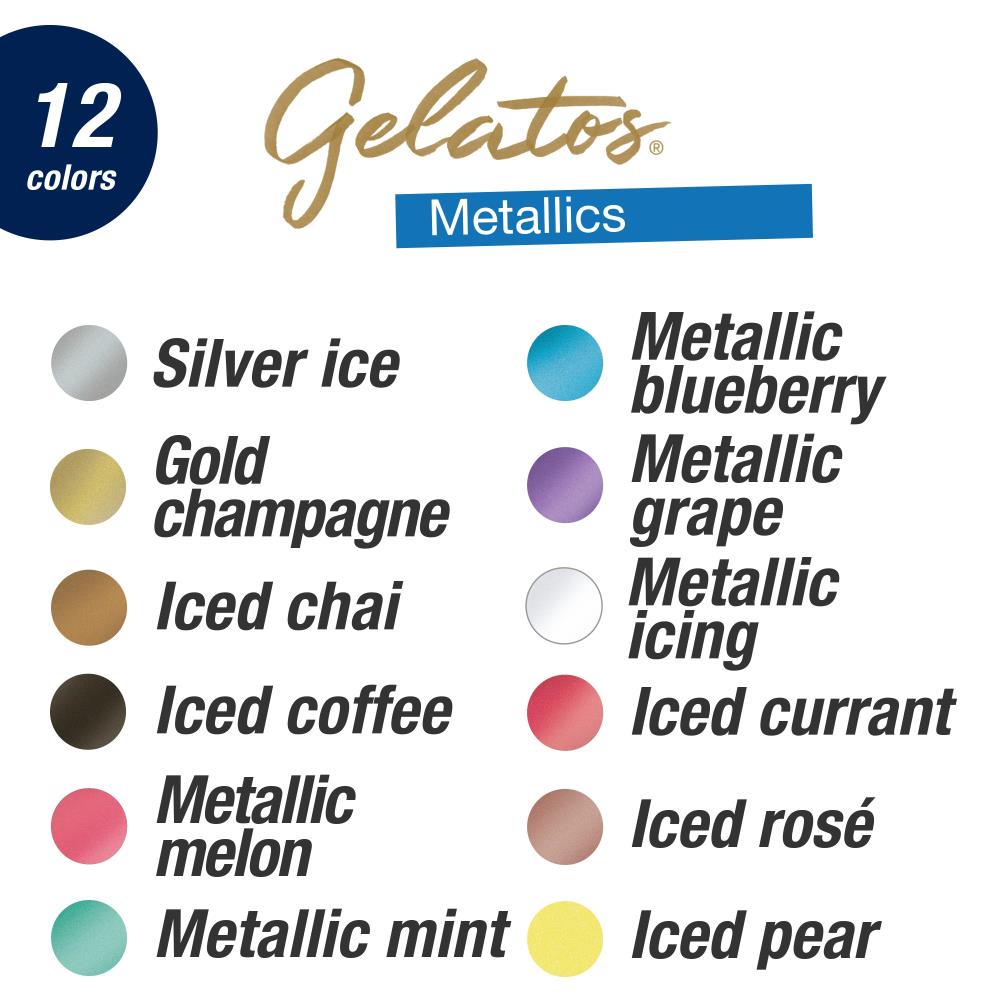 Creative Studio Gelatos Set - Metallic