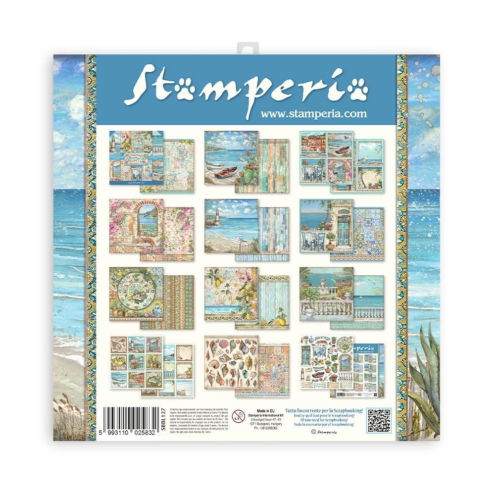Stamperia Double-Sided Paper Pad - 12x12 - Blue Dream