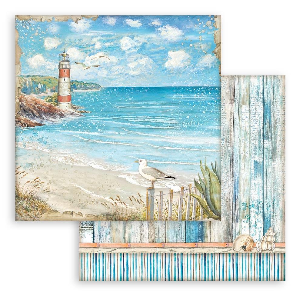 Stamperia Double-Sided Paper Pad - 12x12 - Blue Dream