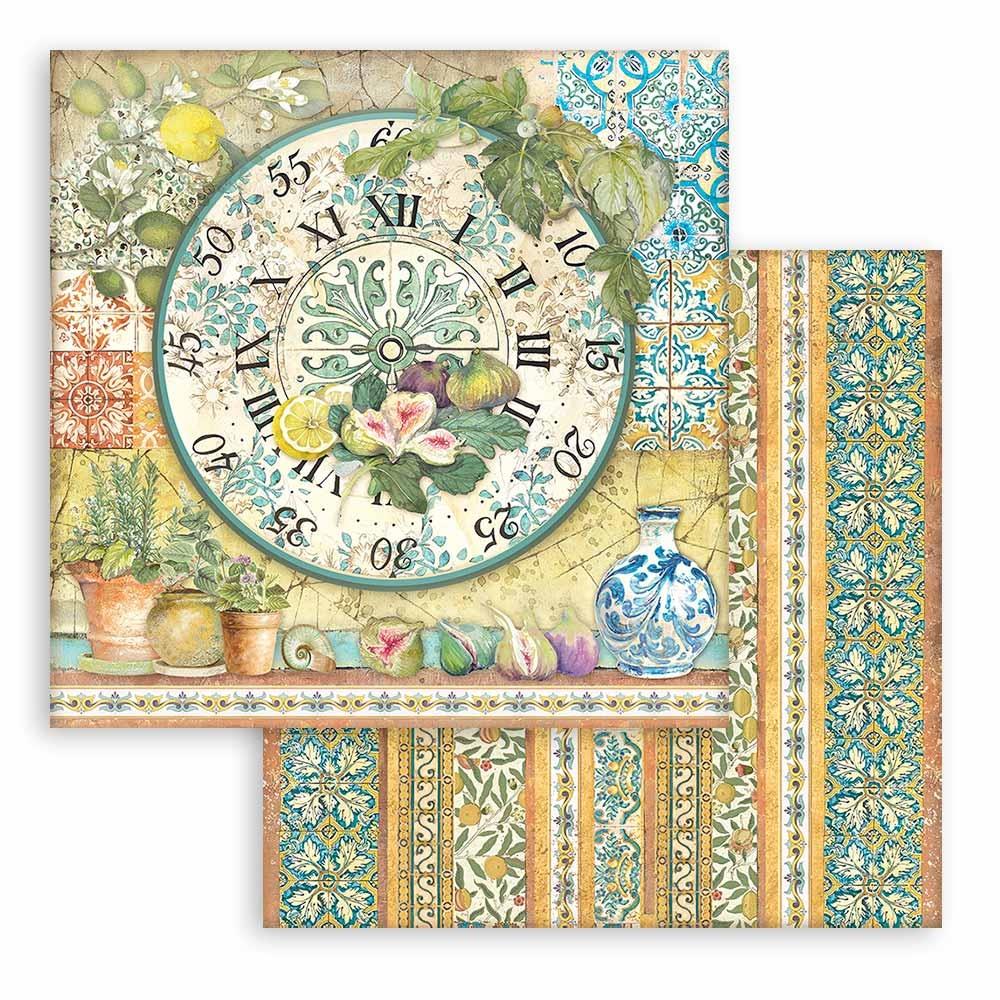 Stamperia Double-Sided Paper Pad - 12x12 - Blue Dream