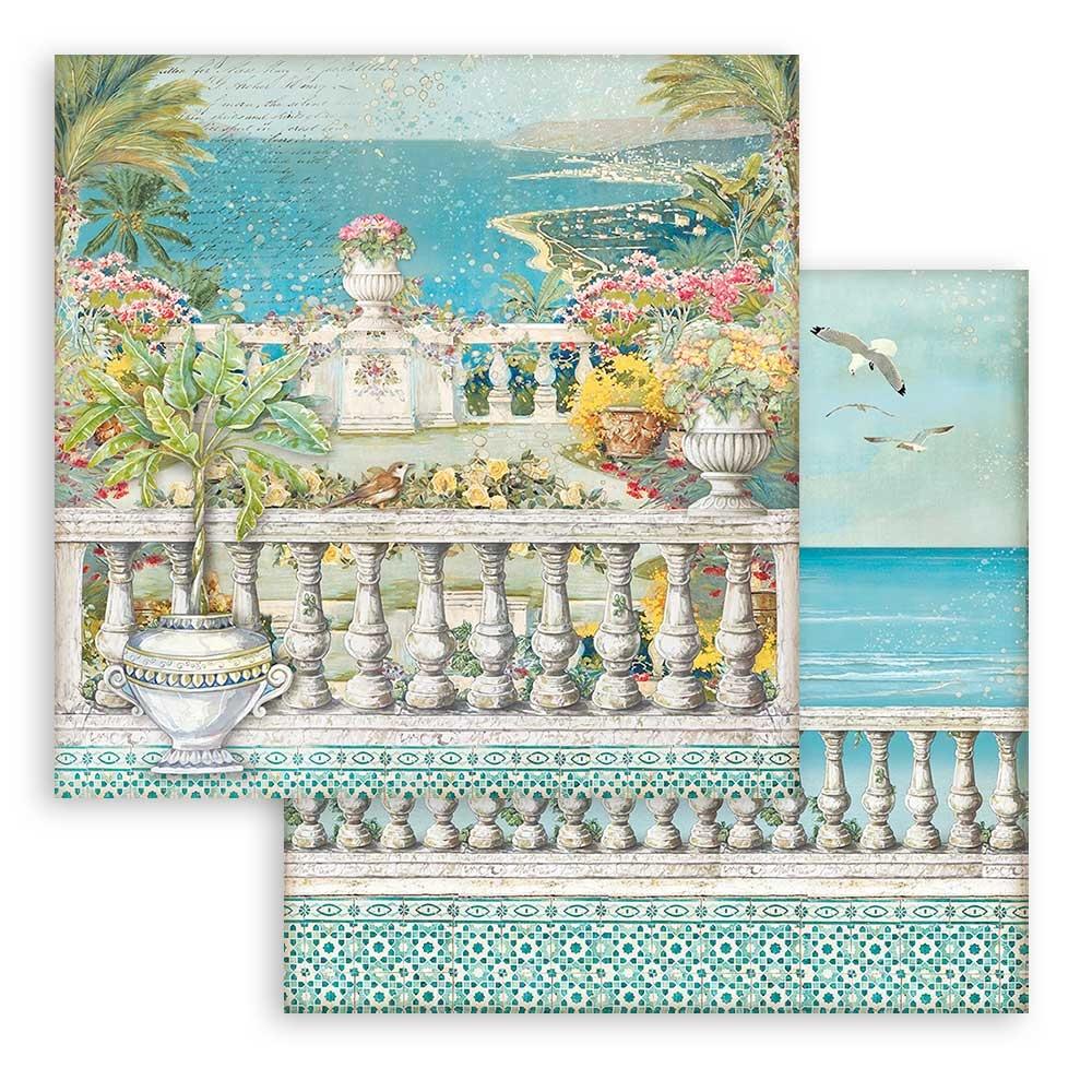 Stamperia Double-Sided Paper Pad - 12x12 - Blue Dream