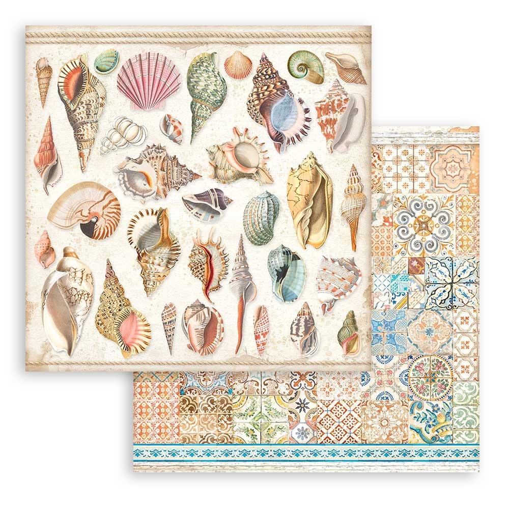 Stamperia Double-Sided Paper Pad - 12x12 - Blue Dream