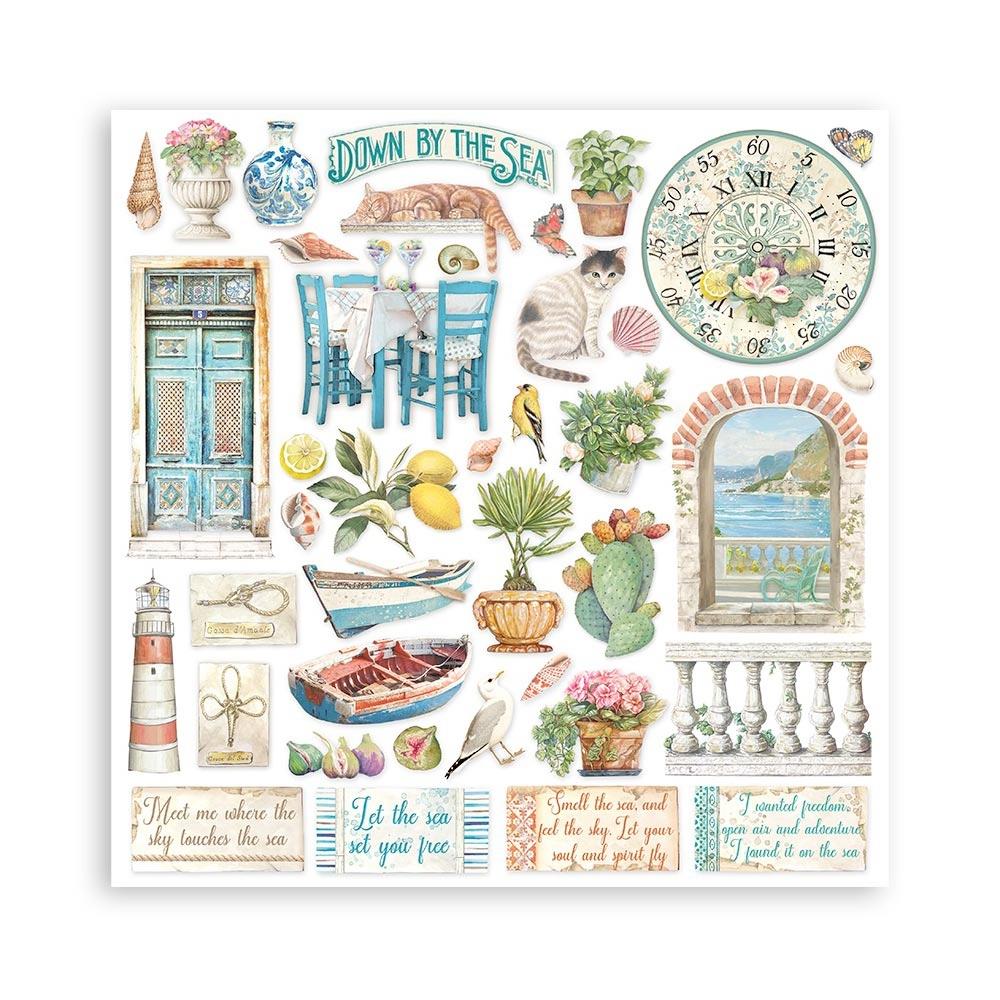 Stamperia Double-Sided Paper Pad - 12x12 - Blue Dream