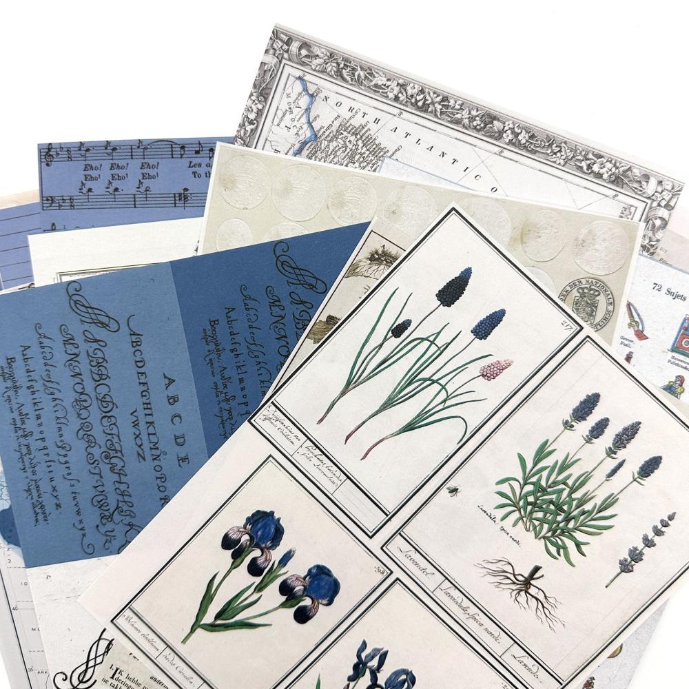 49 And Market - Collage Sheets 6X8 Color Swatch: Inkwell