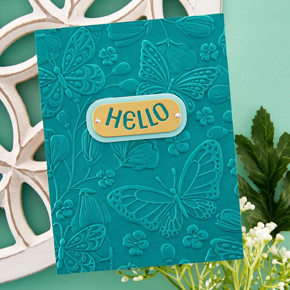 Spellbinders Embossing Folder - Beautiful Butterflies