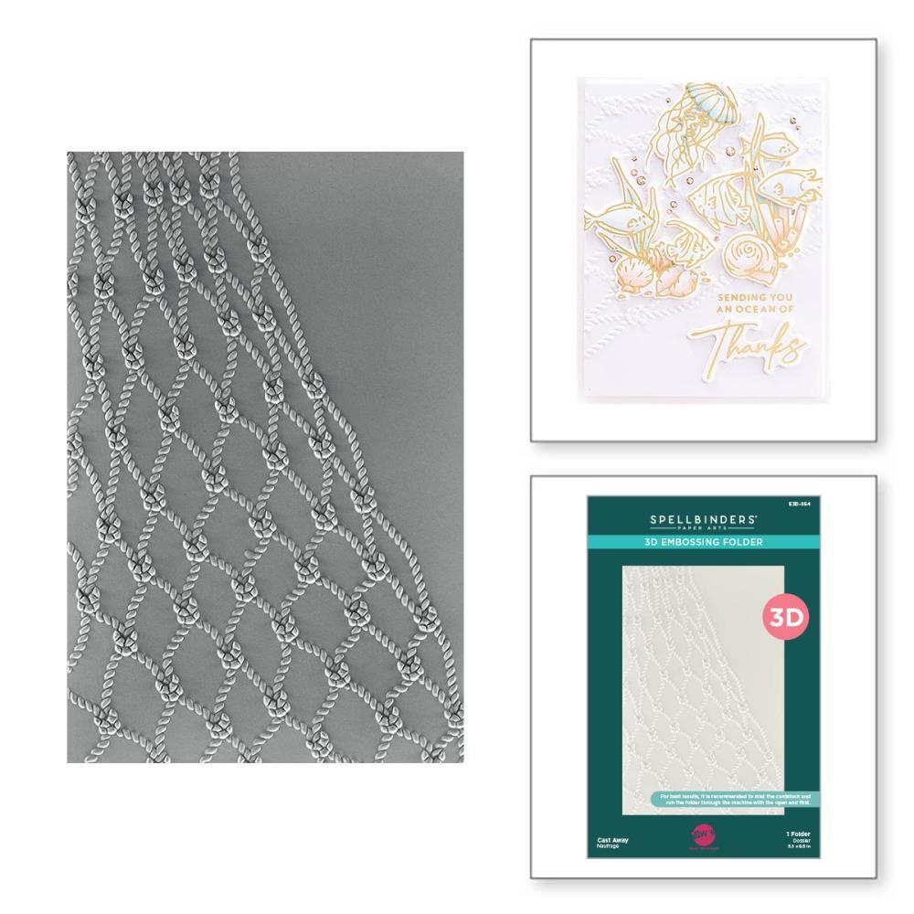Spellbinders Embossing Folder - Cast Away