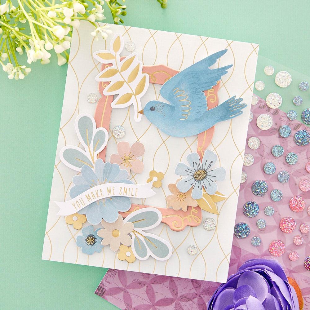 Spellbinders Paper Pad 6X6 - Floral Friendship