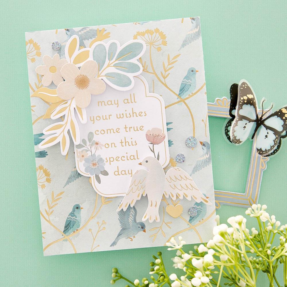 Spellbinders Paper Pad 6X6 - Floral Friendship