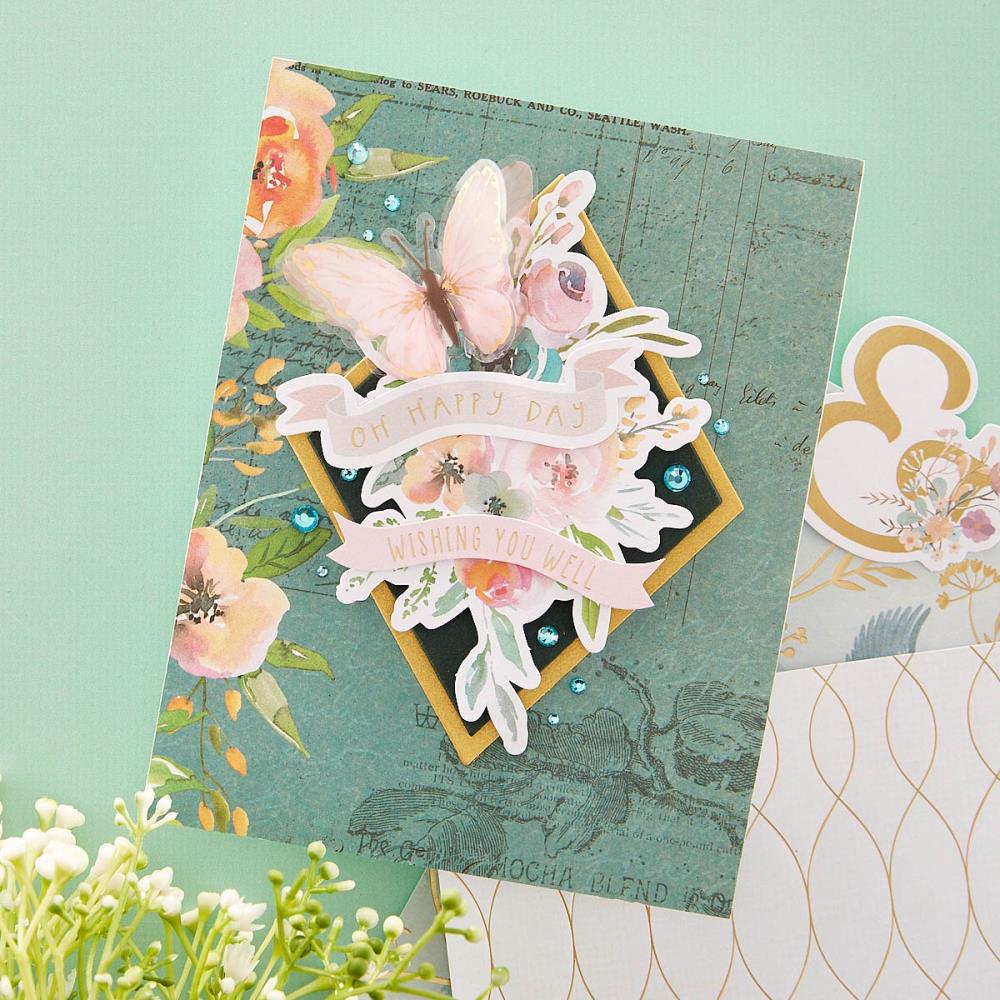 Spellbinders Paper Pad 6X6 - Floral Friendship