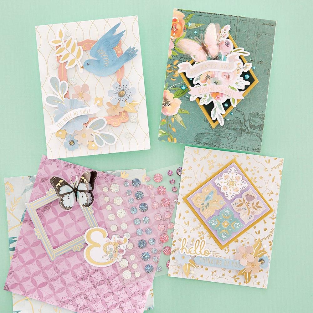 Spellbinders Paper Pad 6X6 - Floral Friendship