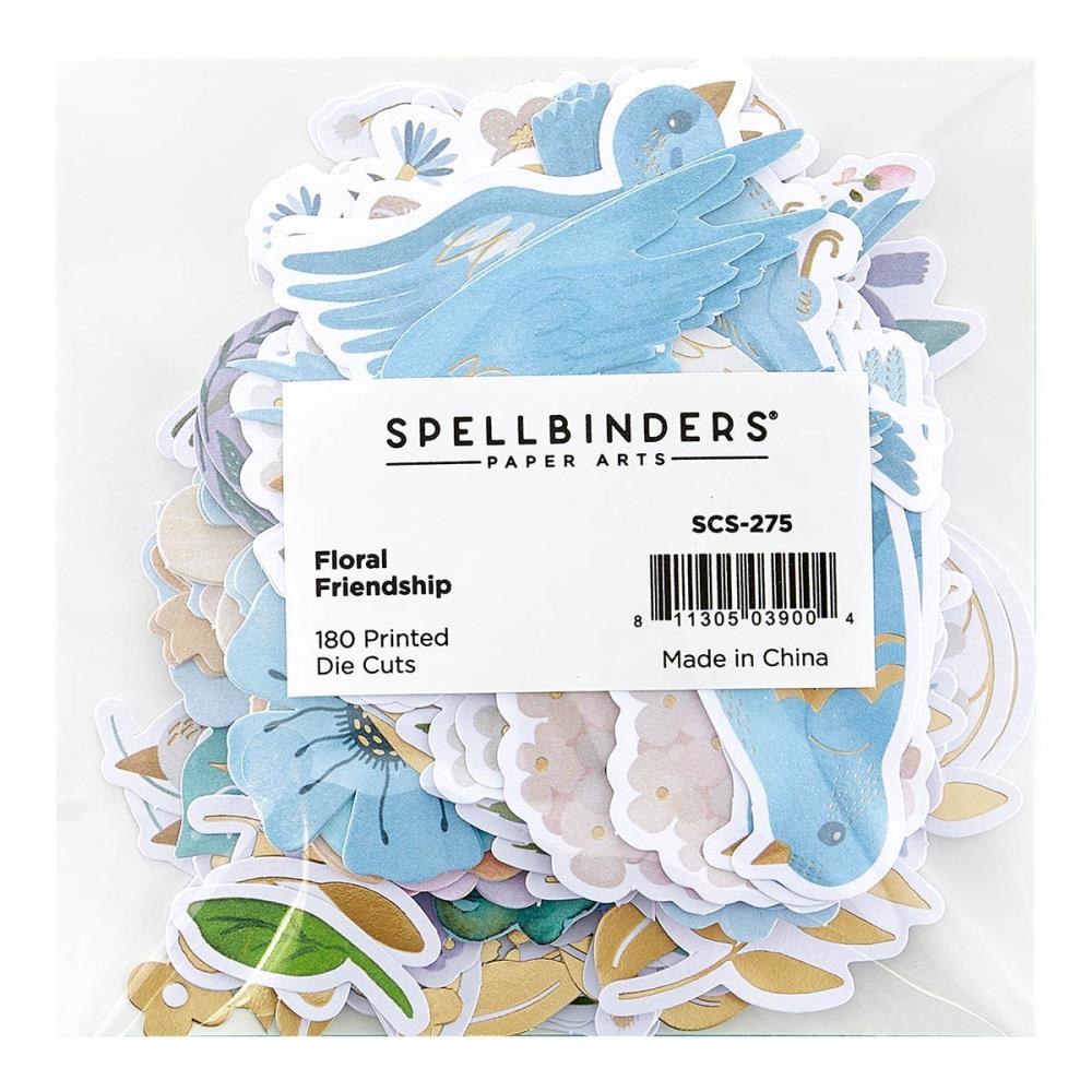 Spellbinders Printed Die-Cuts - Floral Friendship