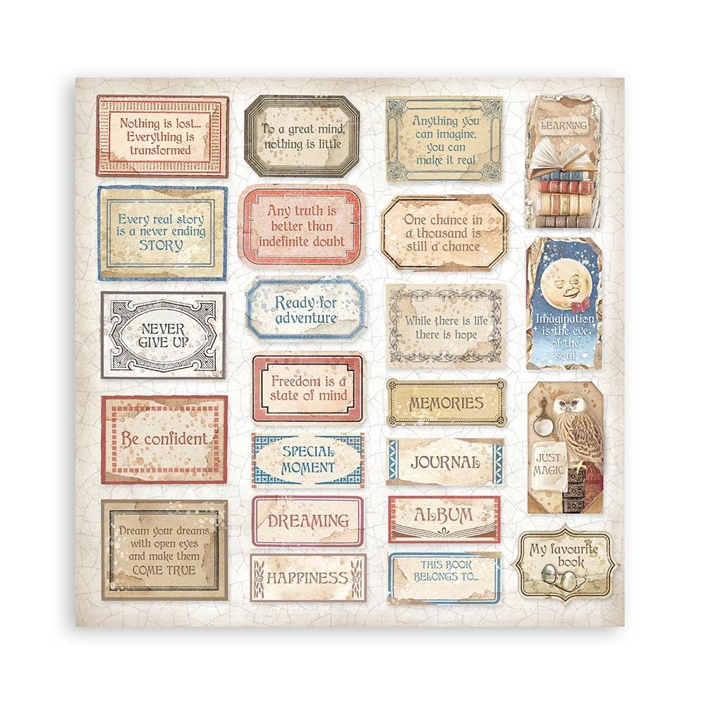 Stamperia Double-Sided Paper Pad 12x12 - Vintage Library