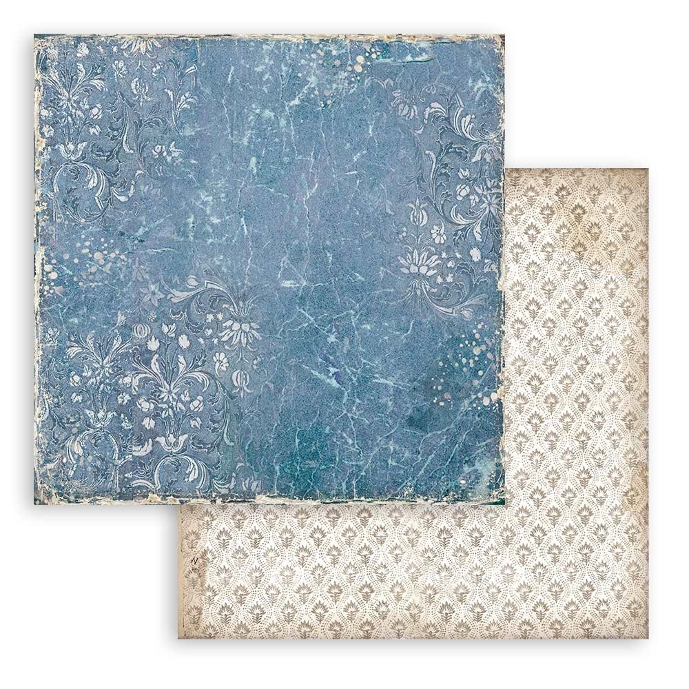 Stamperia Backgrounds Double-Sided Paper Pad 12x12 - Vintage Library