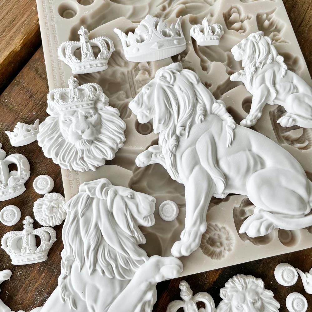 Finnabair Decor Moulds - Regal Lions