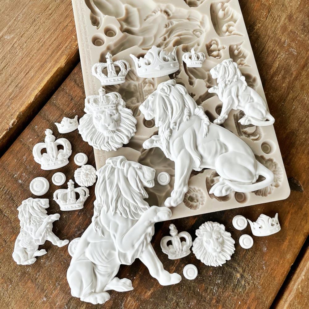 Finnabair Decor Moulds - Regal Lions
