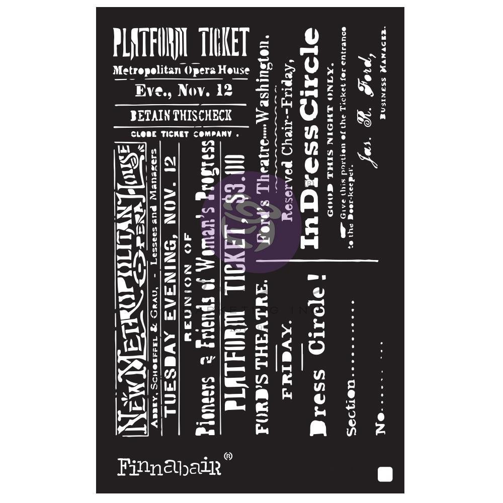 Finnabair Stencil - Theater Night