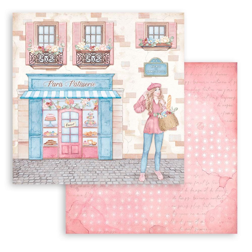 Stamperia Double-Sided Paper Pad 12x12 - Oh La La