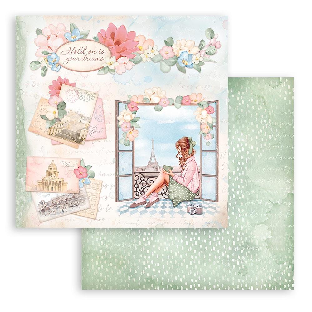 Stamperia Double-Sided Paper Pad 12x12 - Oh La La