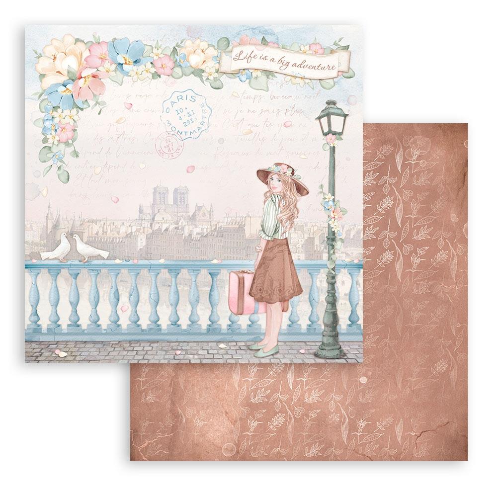 Stamperia Double-Sided Paper Pad 12x12 - Oh La La