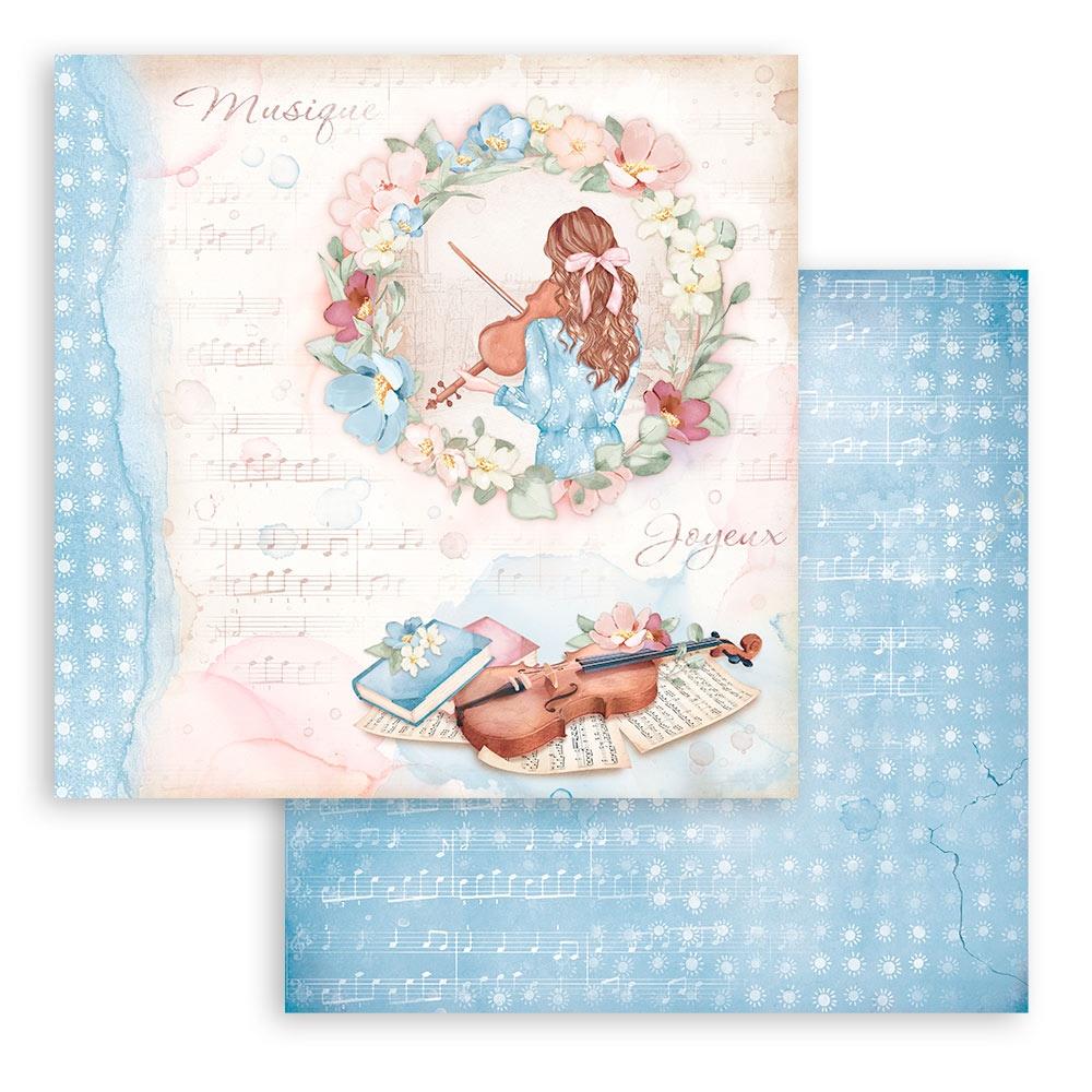 Stamperia Double-Sided Paper Pad 12x12 - Oh La La