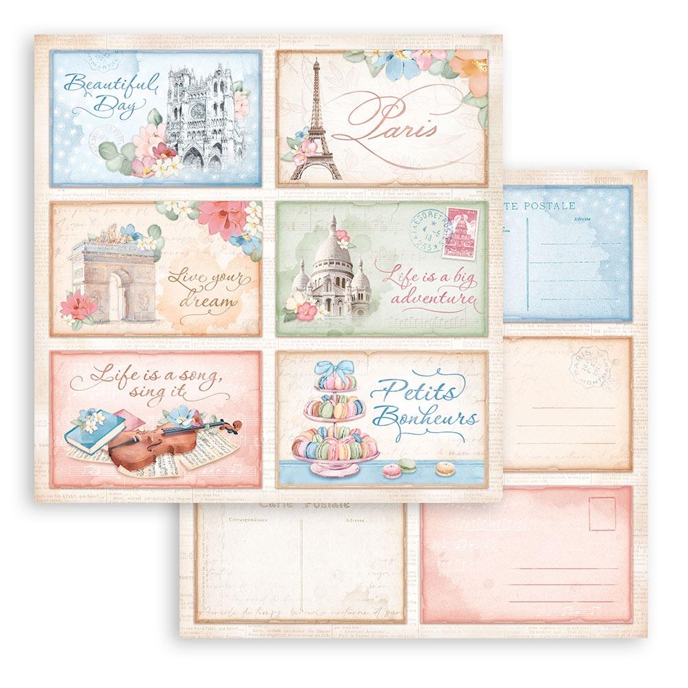 Stamperia Double-Sided Paper Pad 12x12 - Oh La La