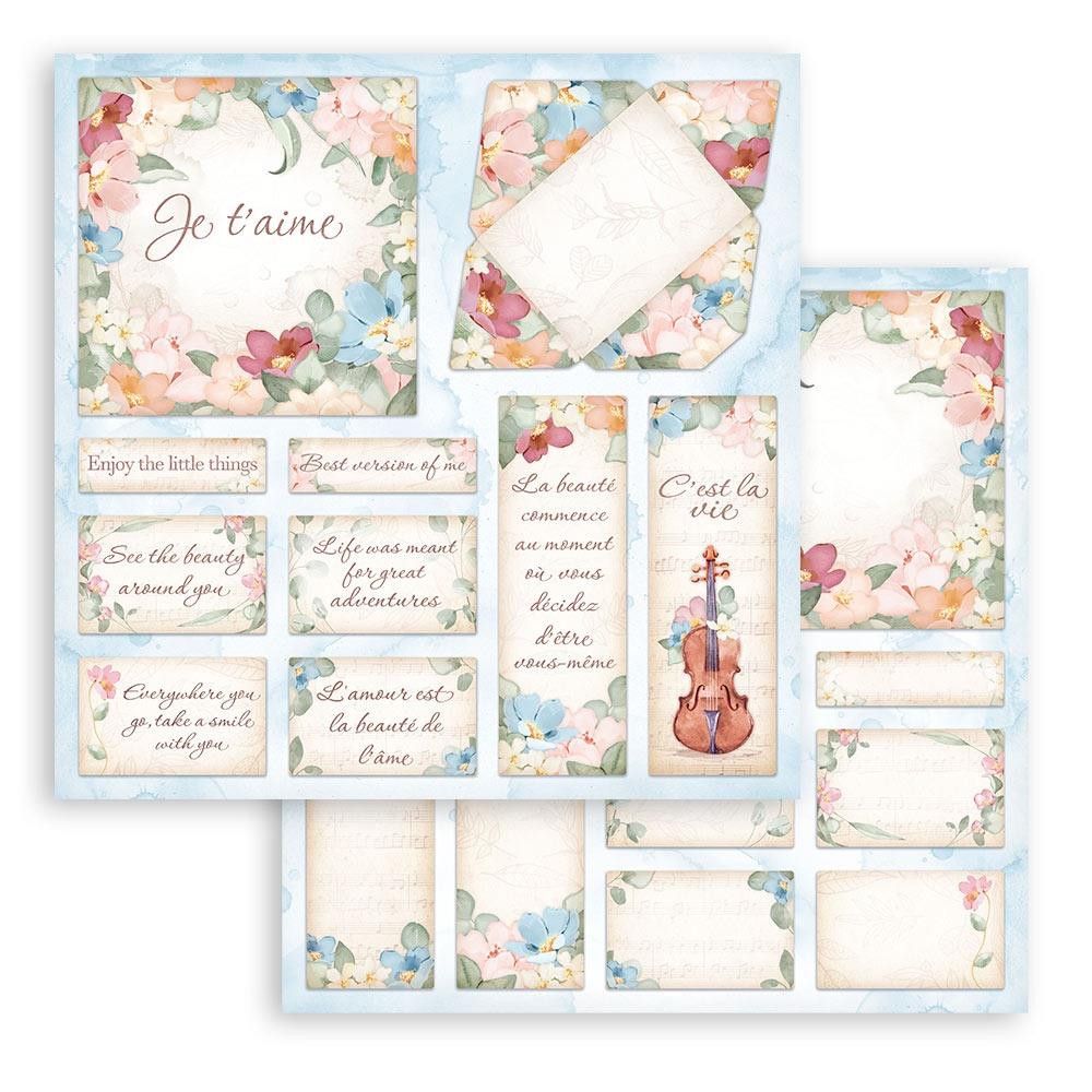 Stamperia Double-Sided Paper Pad 12x12 - Oh La La