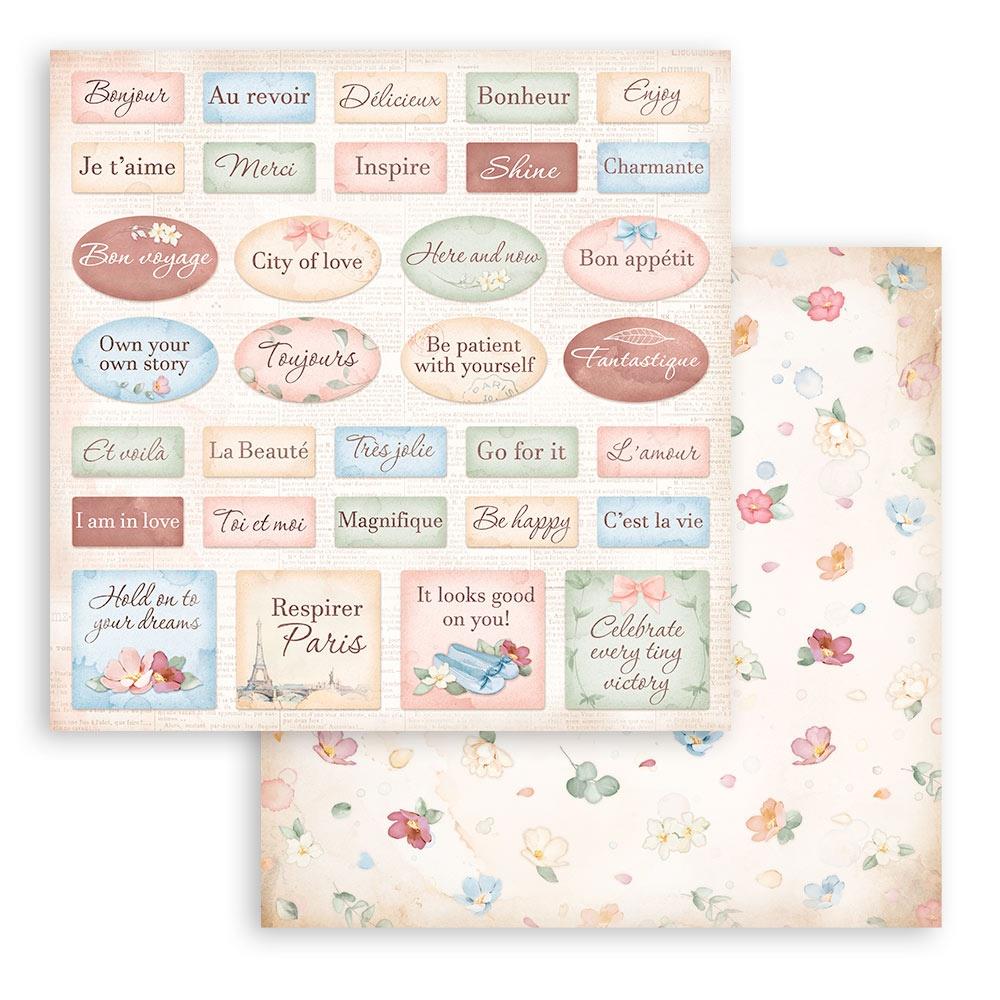 Stamperia Double-Sided Paper Pad 12x12 - Oh La La