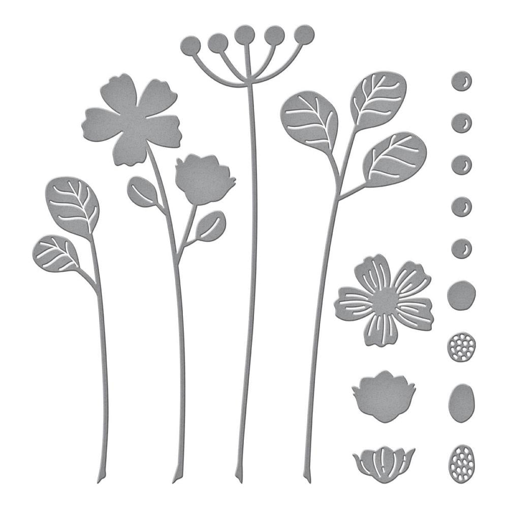 Spellbinders Cutting Dies - Sealed Blooming Stems