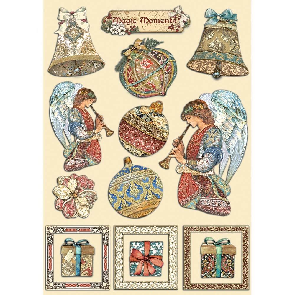 Stamperia Wooden Shapes A5 - Christmas Greetings
