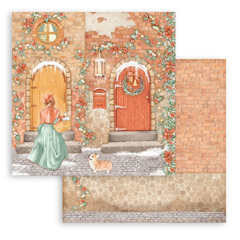 Stamperia Double-Sided Paper Pad 12x12 - All Around Christmas
