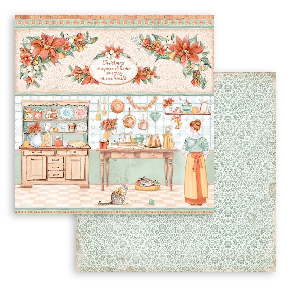 Stamperia Double-Sided Paper Pad 12x12 - All Around Christmas