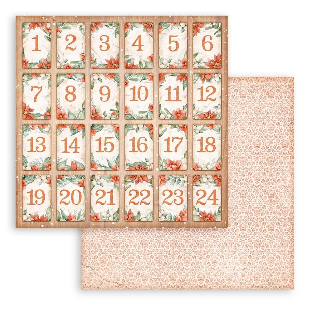 Stamperia Double-Sided Paper Pad 8x8 - All Around Christmas
