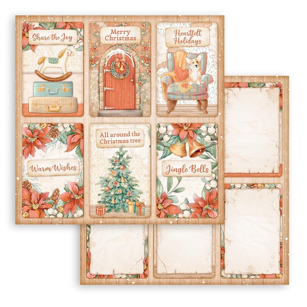 Stamperia Double-Sided Paper Pad 12x12 - All Around Christmas
