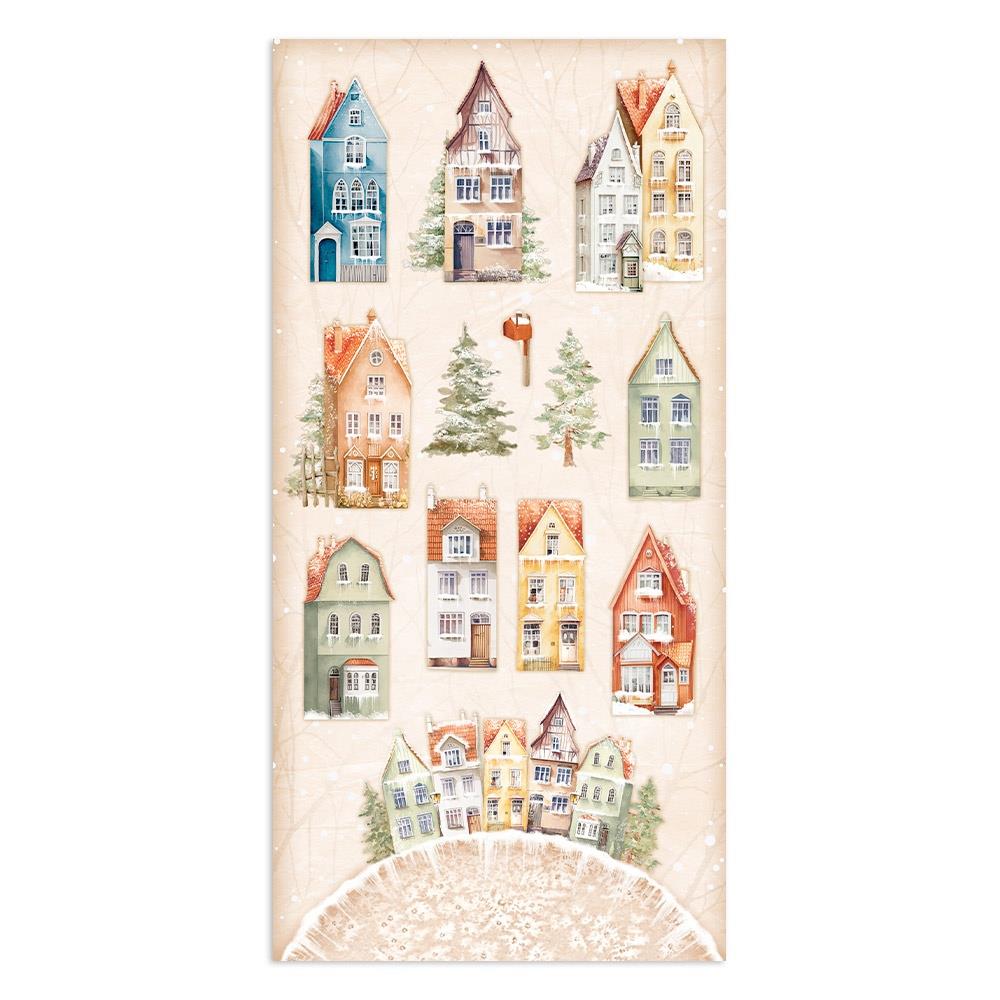 Stamperia Collectables Double-Sided Paper 6X12 - All Around Christmas