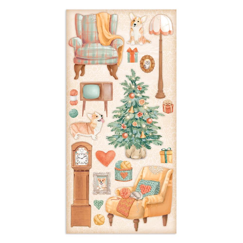 Stamperia Collectables Double-Sided Paper 6X12 - All Around Christmas