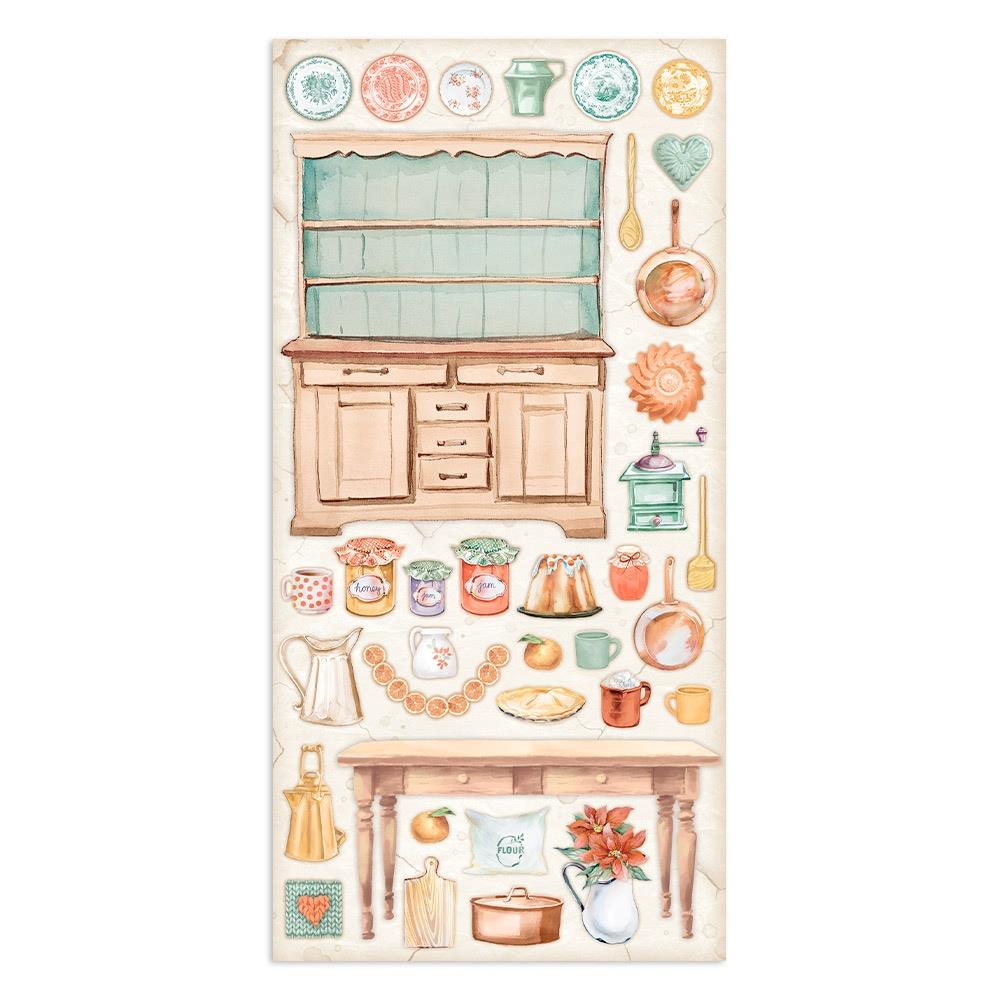 Stamperia Collectables Double-Sided Paper 6X12 - All Around Christmas