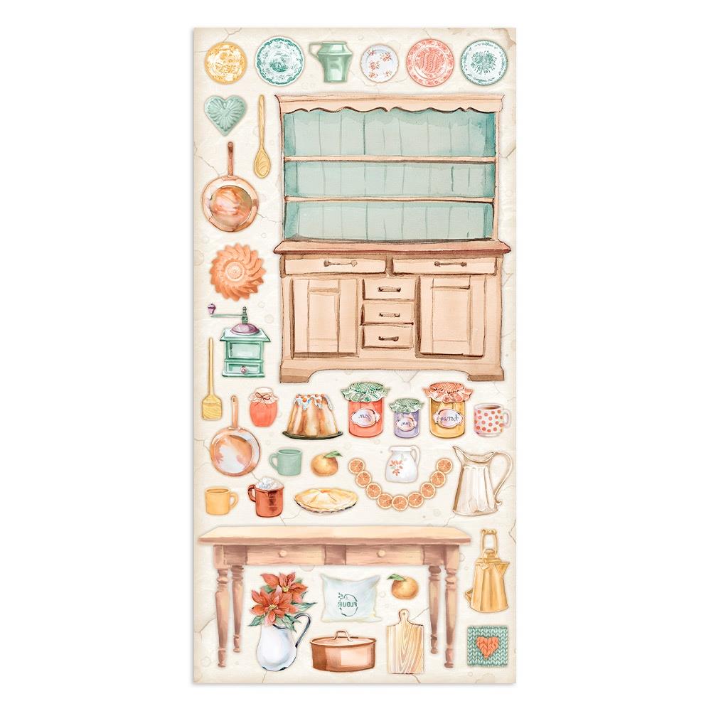 Stamperia Collectables Double-Sided Paper 6X12 - All Around Christmas