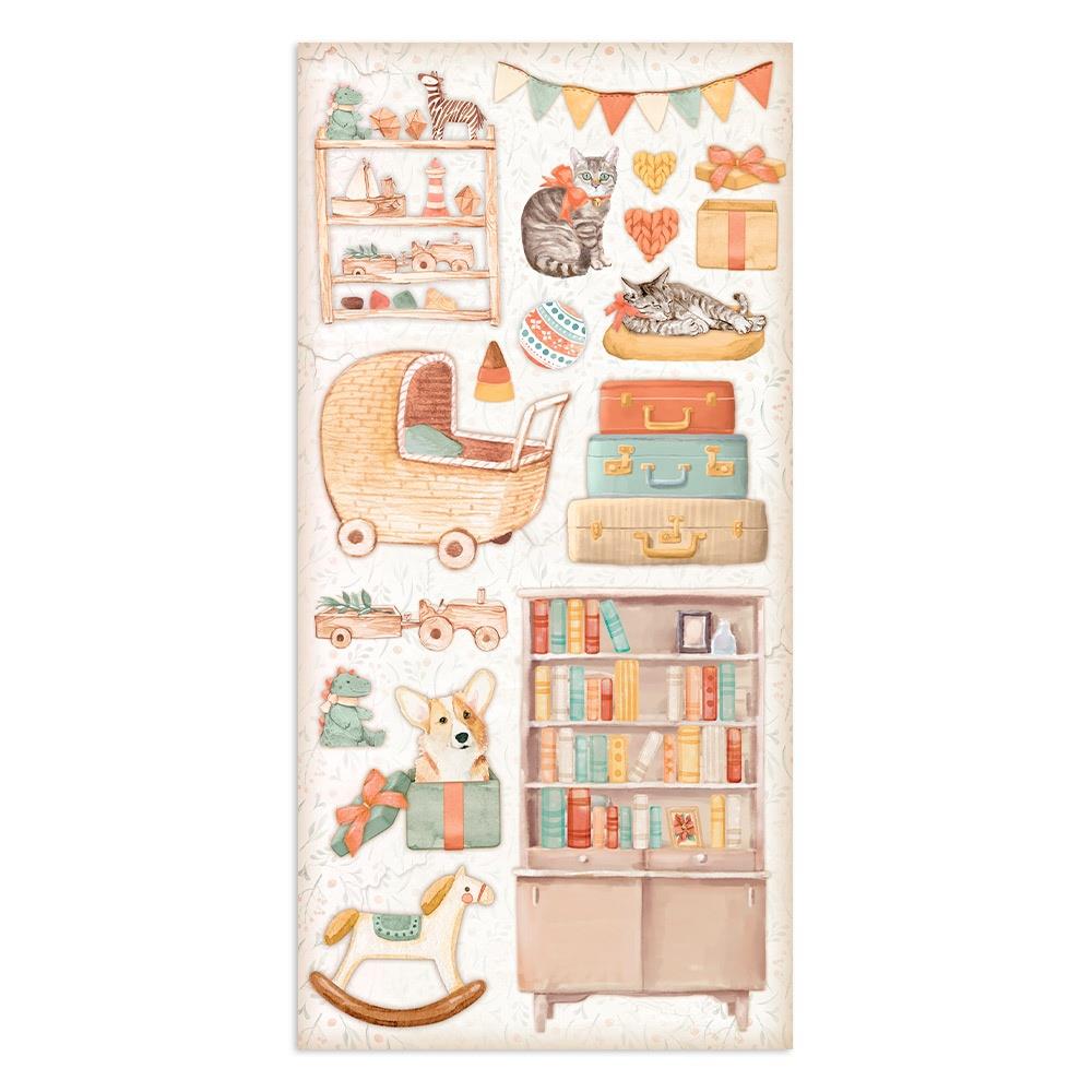Stamperia Collectables Double-Sided Paper 6X12 - All Around Christmas