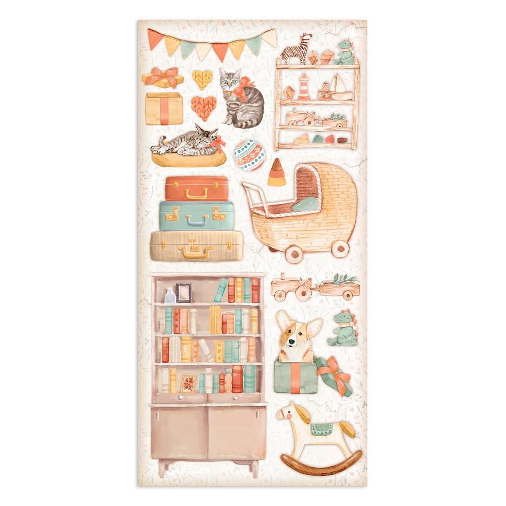 Stamperia Collectables Double-Sided Paper 6X12 - All Around Christmas