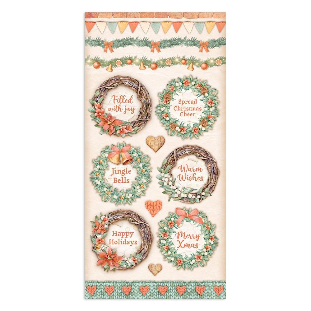 Stamperia Collectables Double-Sided Paper 6X12 - All Around Christmas