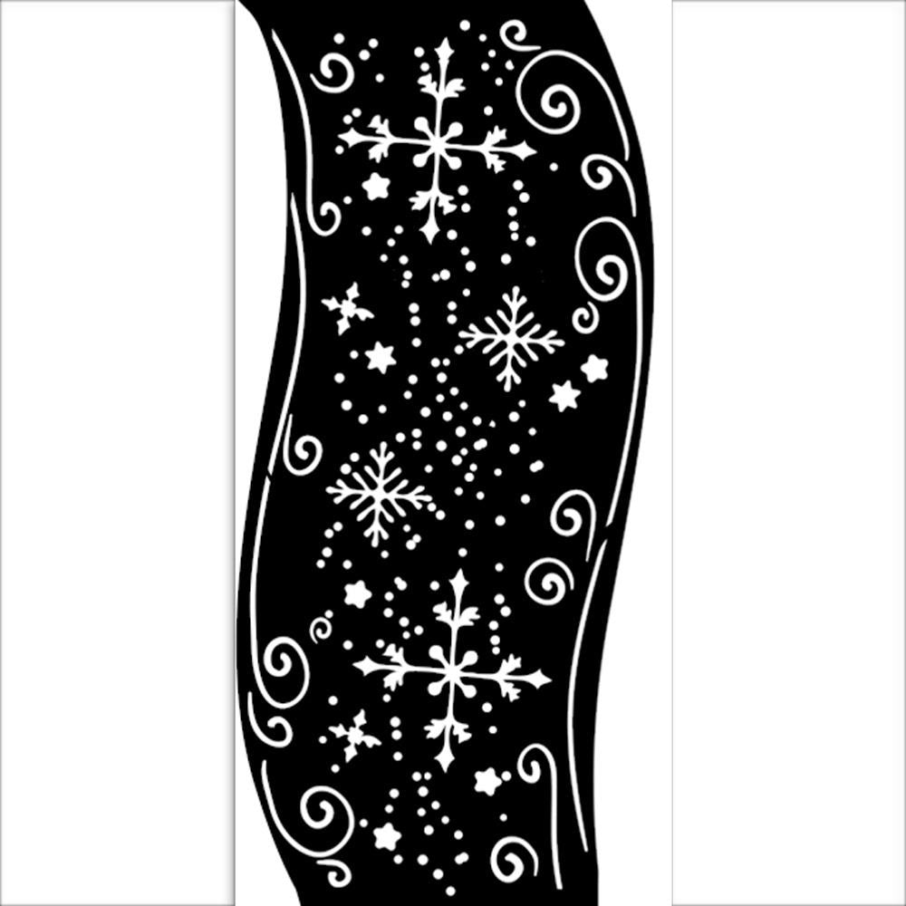 Stamperia Stencil 12x25cm - Christmas Ribbon