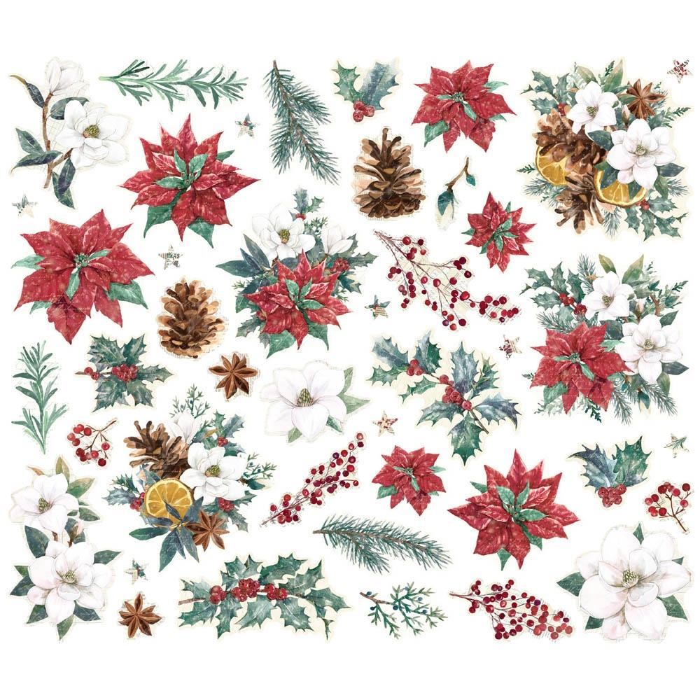 Simple Stories - Tis The Season Bits & Pieces Die-Cuts Floral
