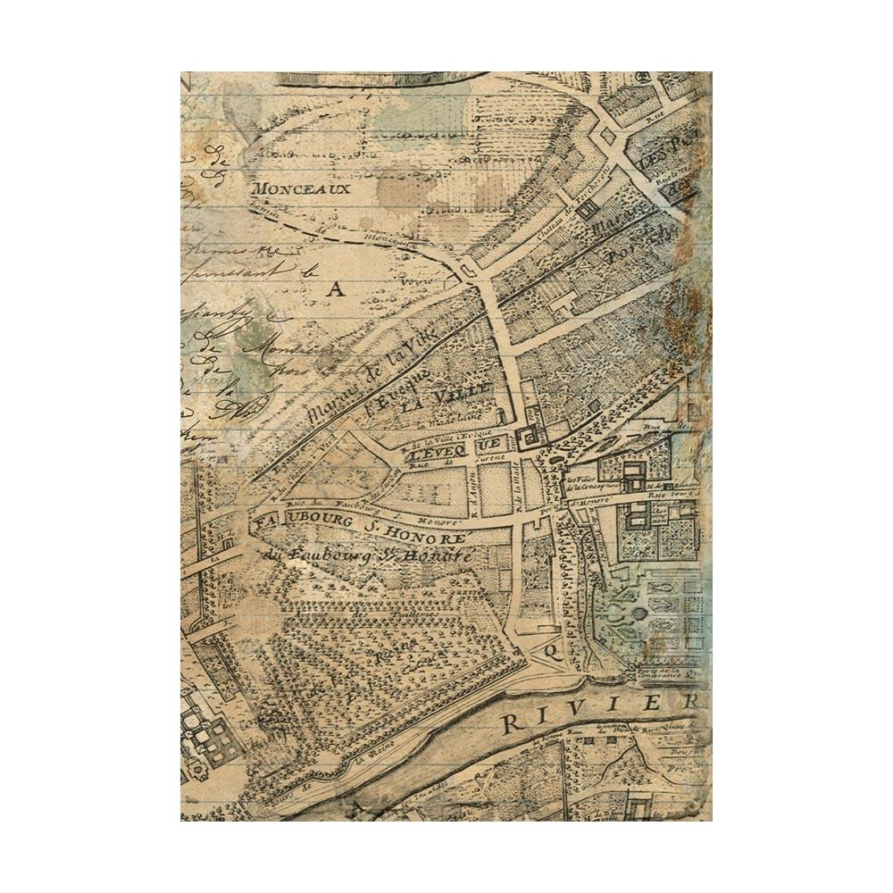 Stamperia Rice Paper Sheets A6 - Around The World 8pk