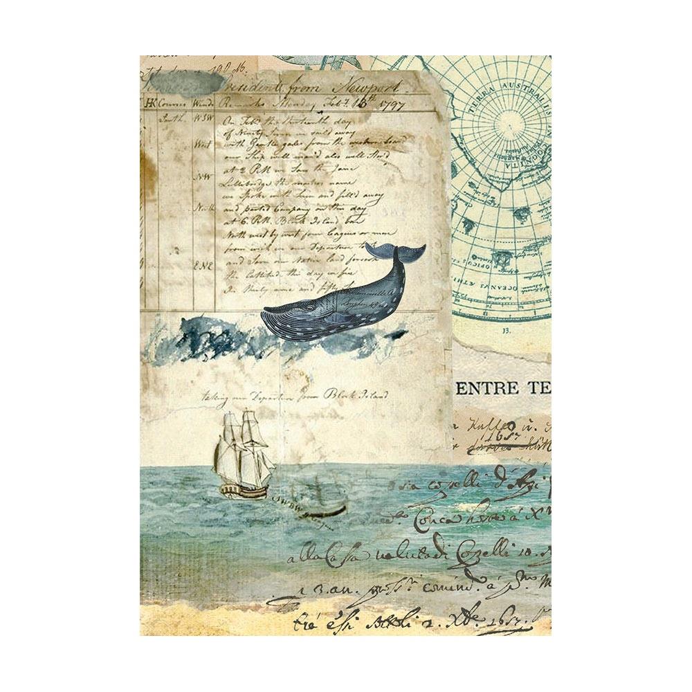 Stamperia Rice Paper Sheets A6 - Around The World 8pk