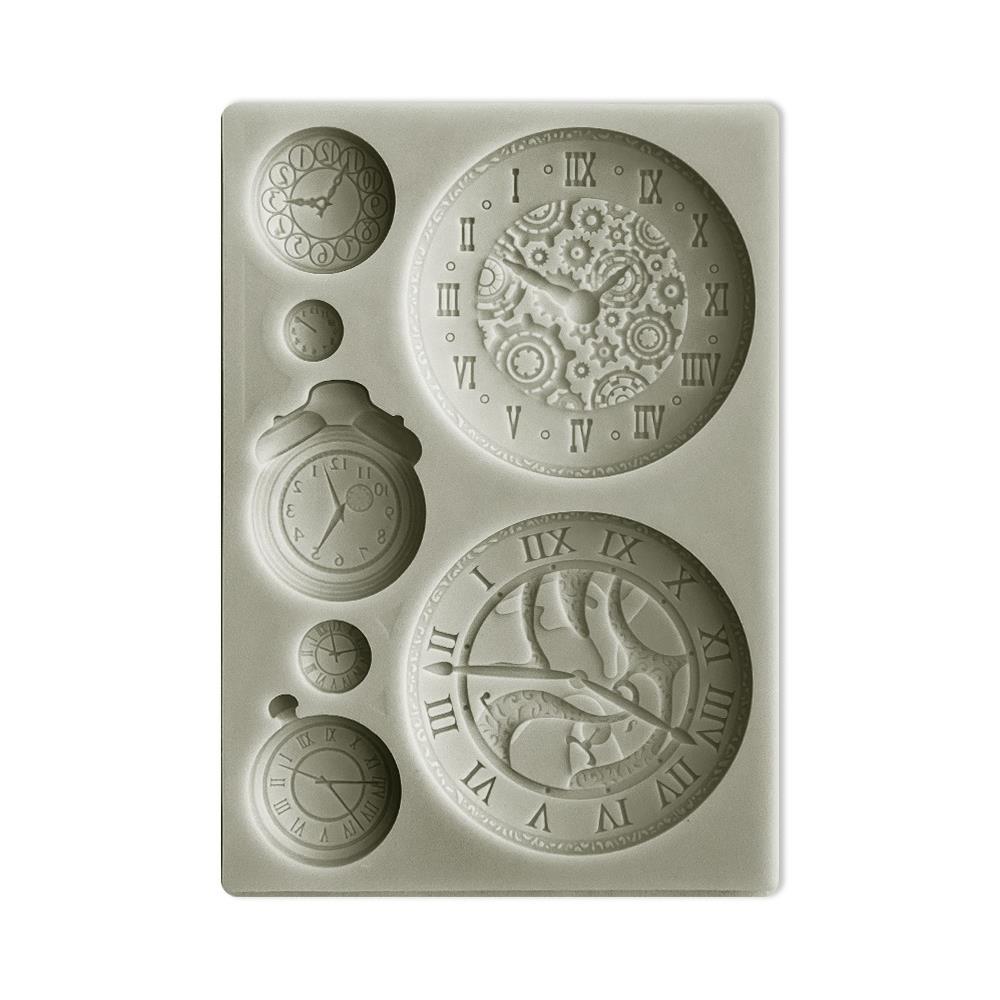 Stamperia Soft Maxi Mould A6 - Around The World Clocks