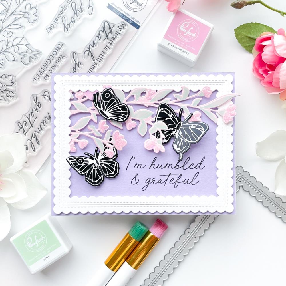 Pinkfresh Studio Stencils - Humbled & Grateful