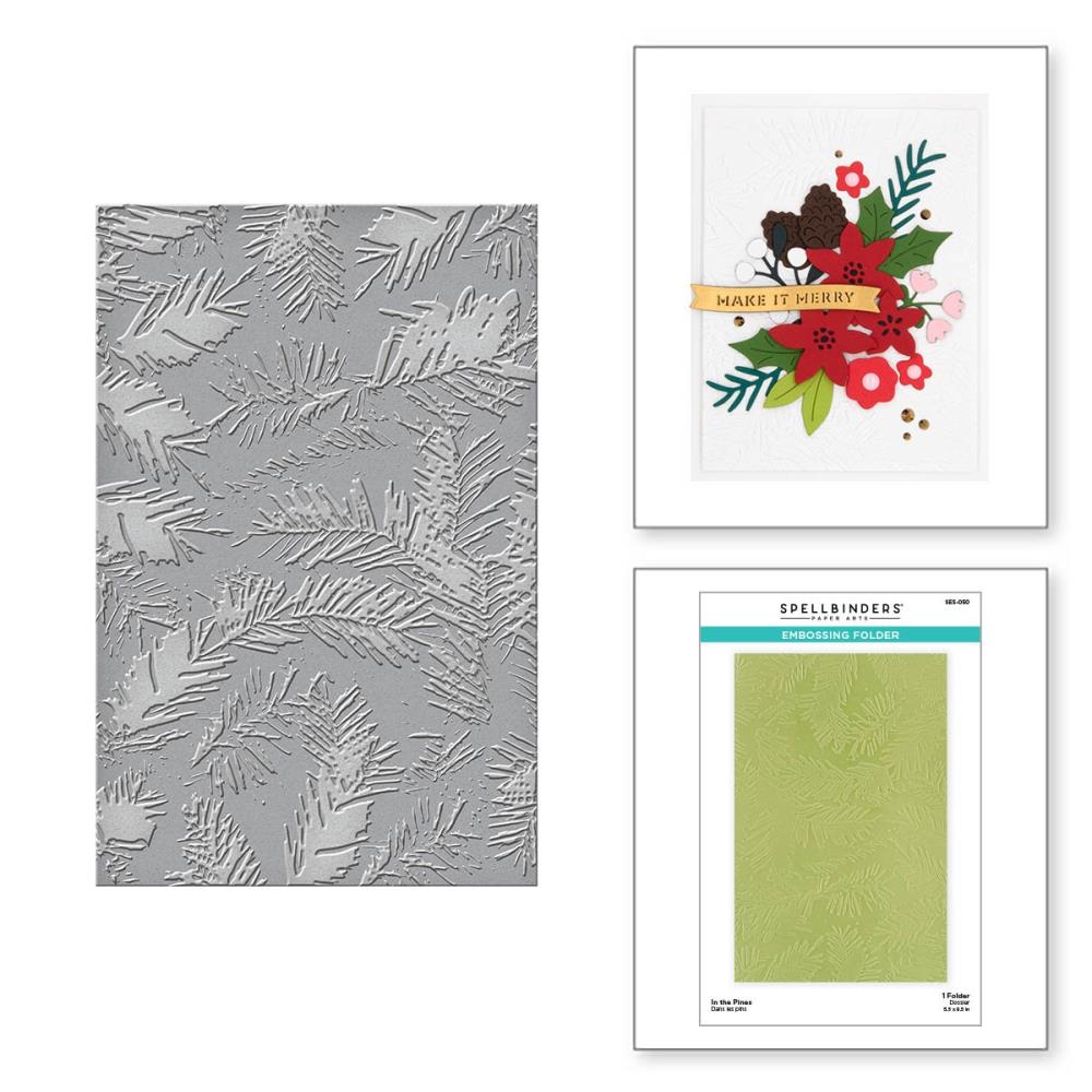 Spellbinders Embossing Folder - In The Pines