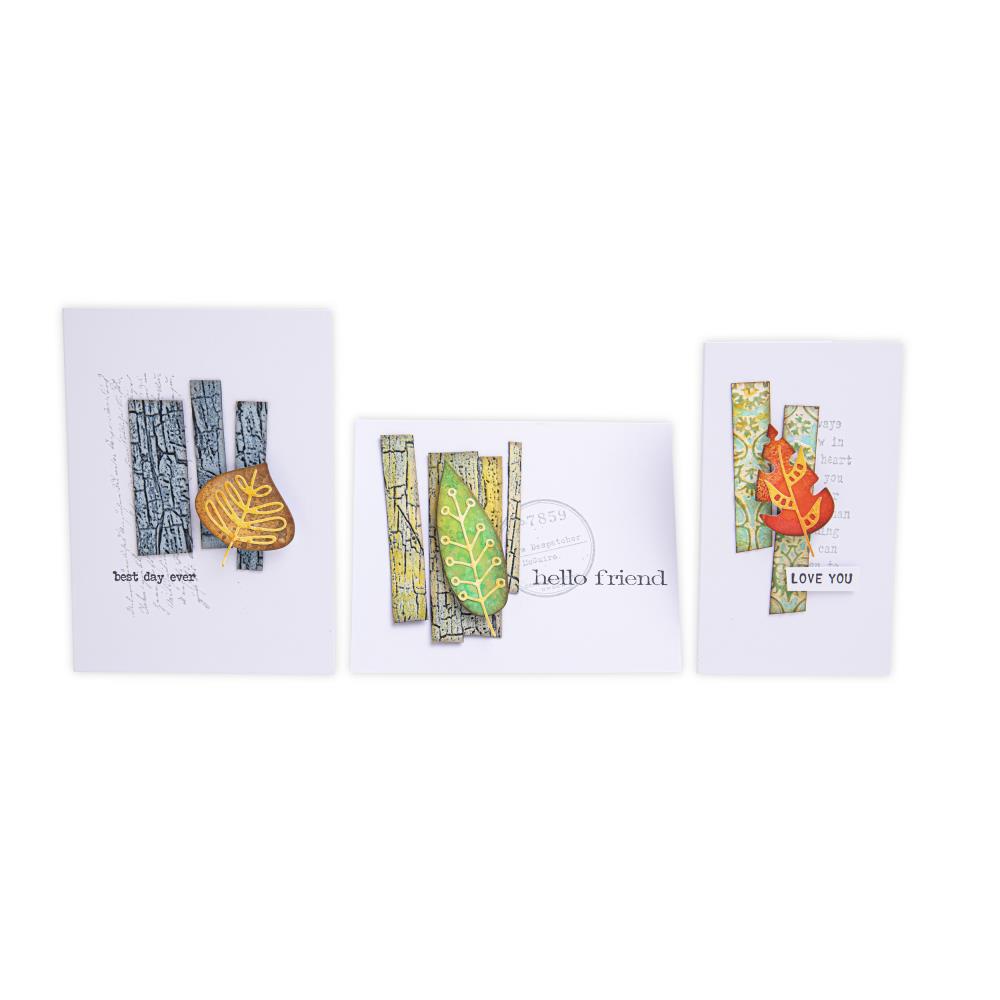 Sizzix 3D Texture Fades Embossing Folder By Tim Holtz - Multi-Level Tapestry