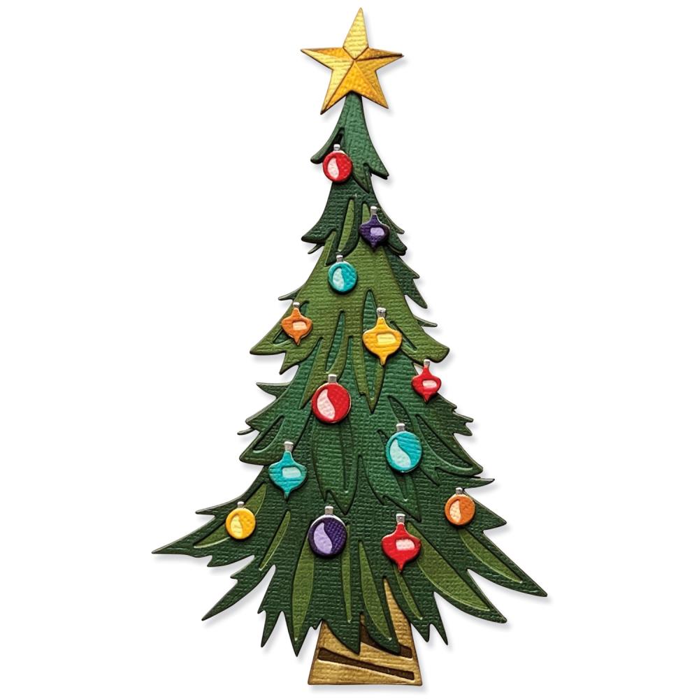 Sizzix Thinlits Dies By Tim Holtz - Trim A Tree Colorize