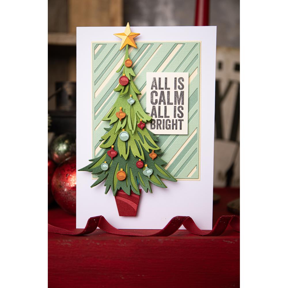 Sizzix Thinlits Dies By Tim Holtz - Trim A Tree Colorize